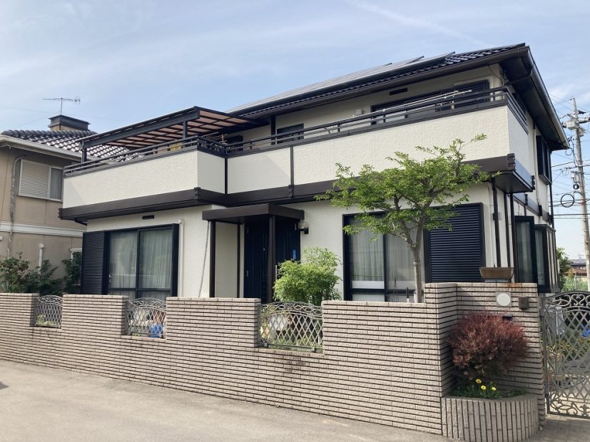外壁塗装工事施工例